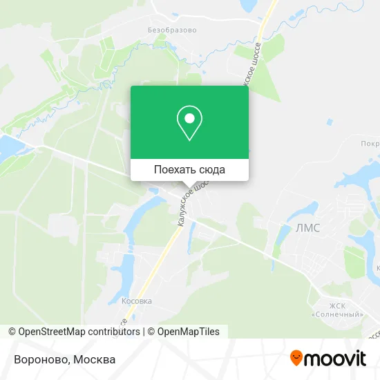 Карта Вороново