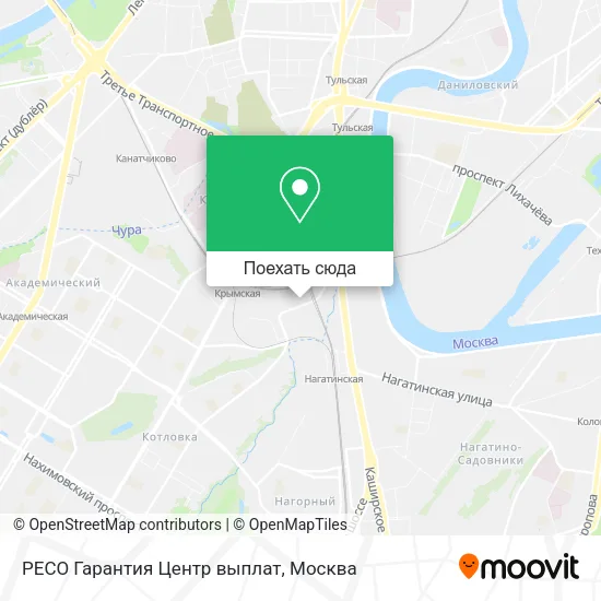 Карта РЕСО Гарантия Центр выплат
