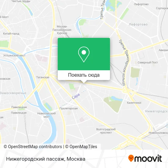 Карта Нижегородский пассаж