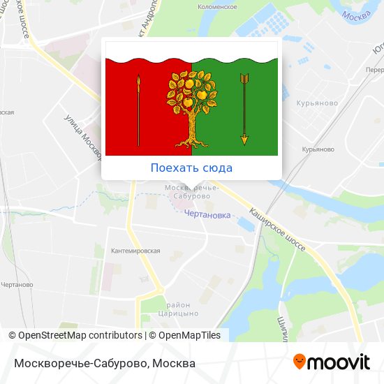 Карта москвы москворечье сабурово