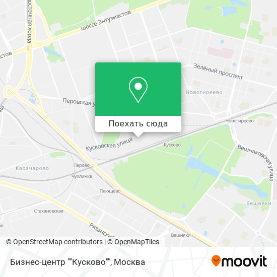 Карта Бизнес-центр ""Кусково""