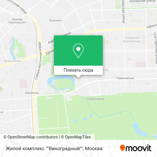Карта Жилой комплекс ""Виноградный""