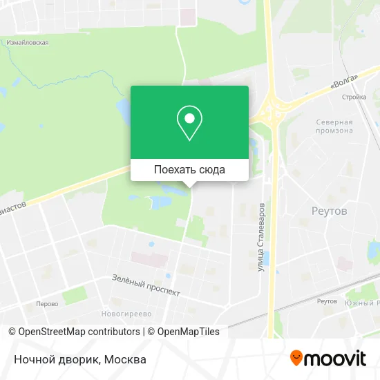 Карта Ночной дворик