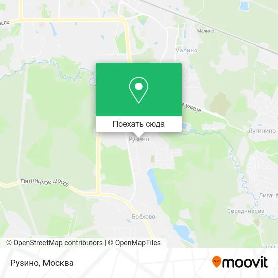 Карта Рузино