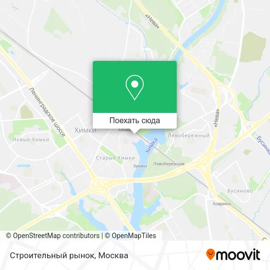 Карта Строительный рынок