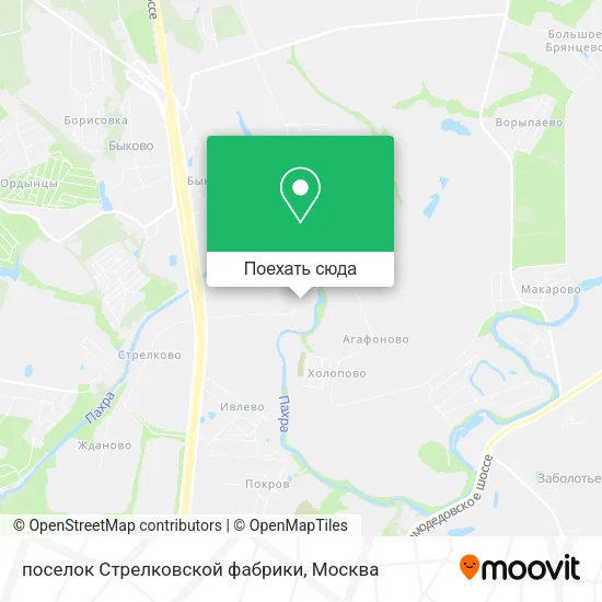 Карта поселок Стрелковской фабрики