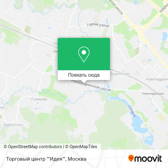 Карта Торговый центр ""Идея""