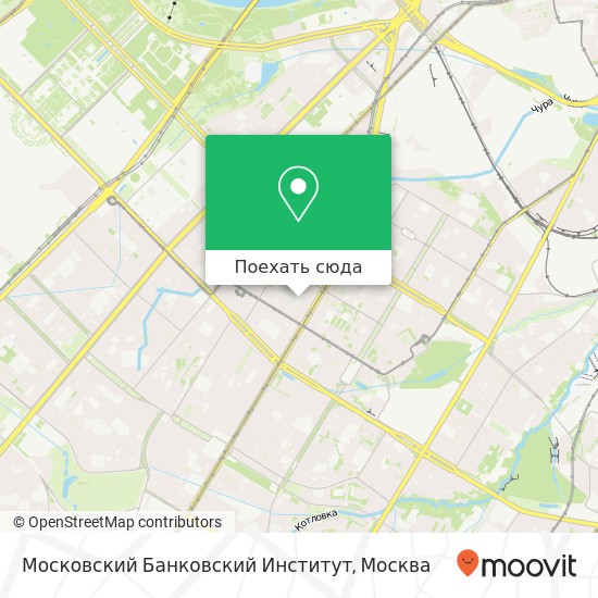 Карта Московский Банковский Институт