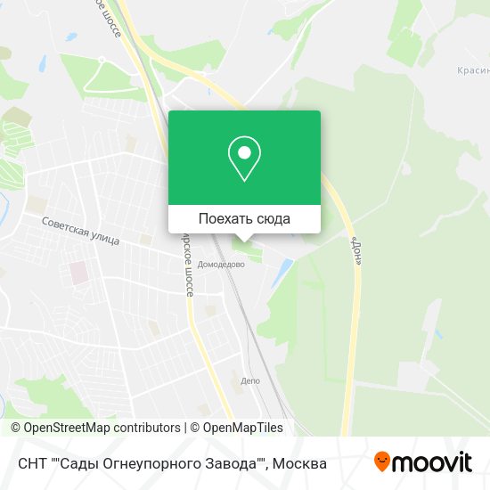 Карта СНТ ""Сады Огнеупорного Завода""