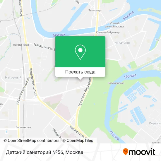 Карта Детский санаторий №56