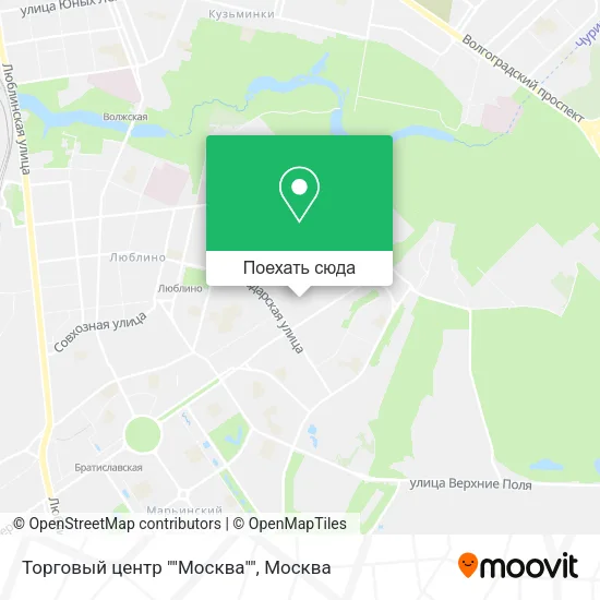 Карта Торговый центр ""Москва""