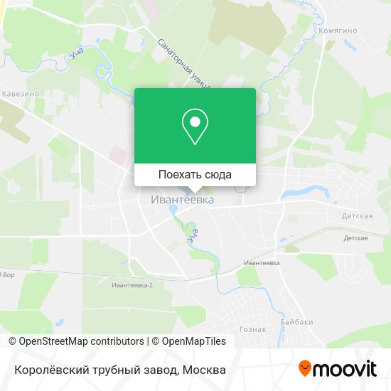 Карта Королёвский трубный завод