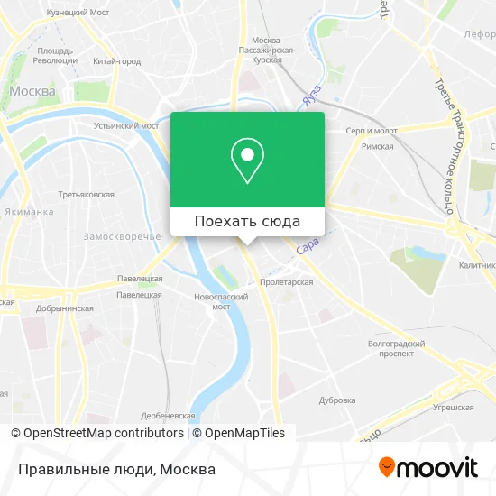 Карта Правильные люди