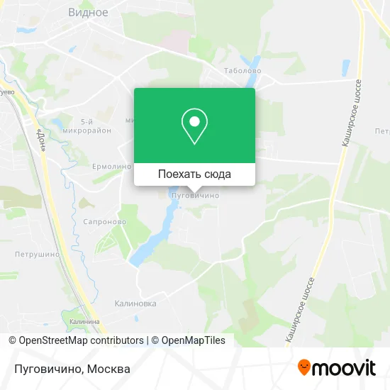 Карта Пуговичино