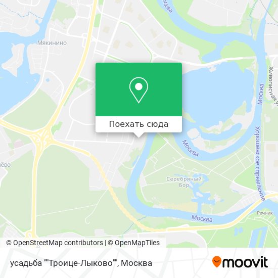 Карта усадьба ""Троице-Лыково""