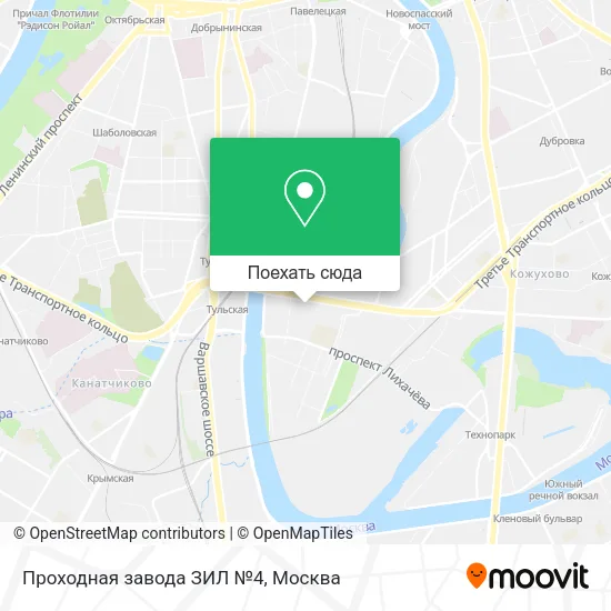 Карта Проходная завода ЗИЛ №4