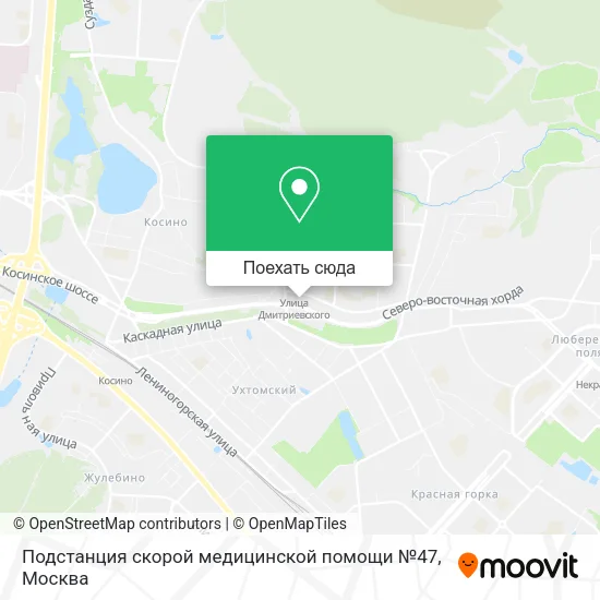 Карта Подстанция скорой медицинской помощи №47