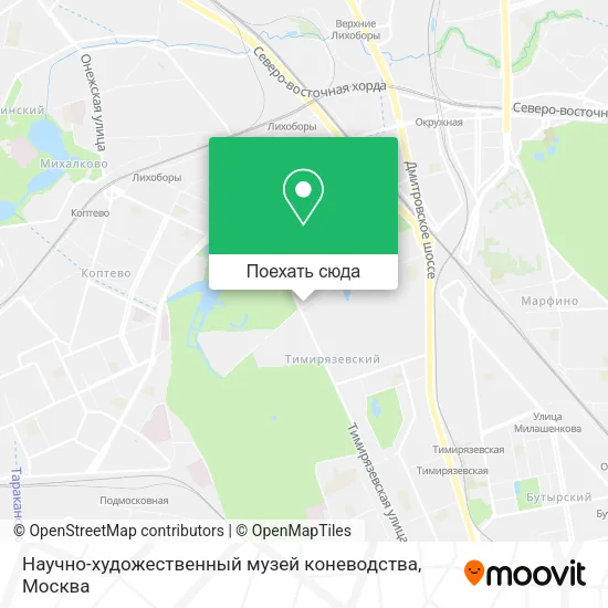 Карта Научно-художественный музей коневодства