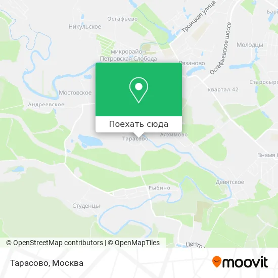 Карта Тарасово