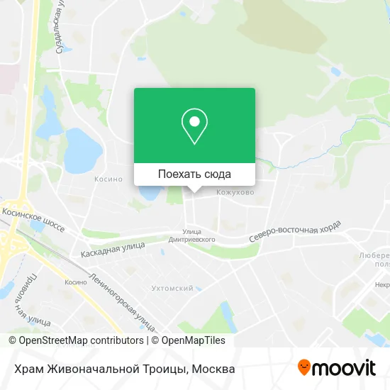 Карта Храм Живоначальной Троицы
