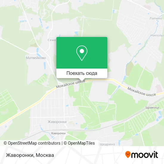 Карта Жаворонки