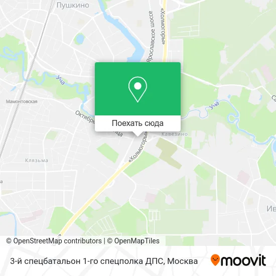 Карта 3-й спецбатальон 1-го спецполка ДПС