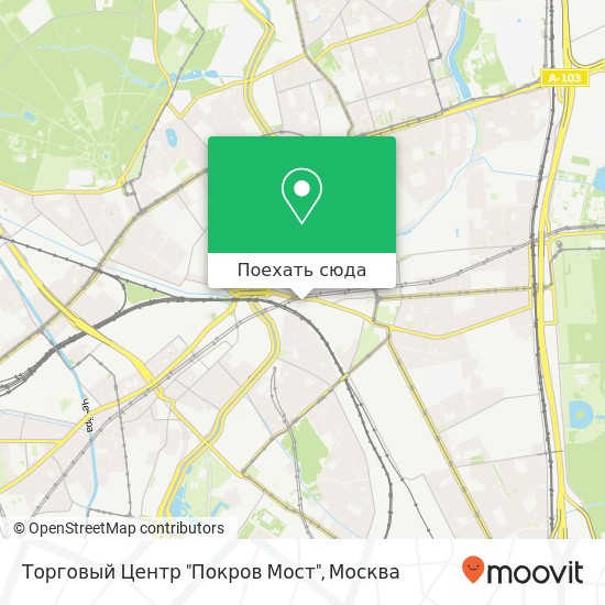 Карта Торговый Центр "Покров Мост"