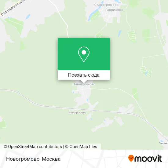 Карта Новогромово