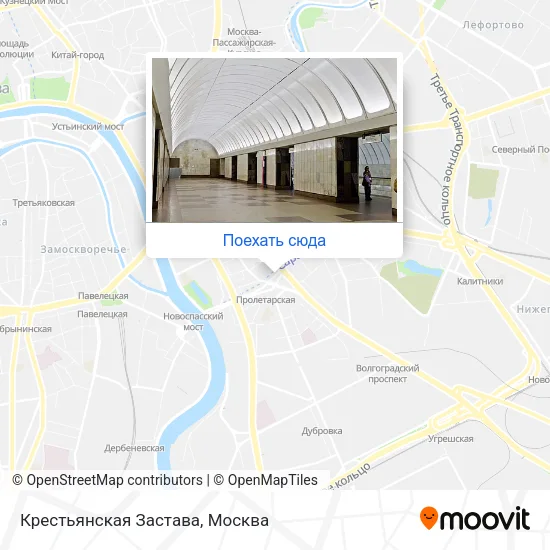 Карта Крестьянская Застава