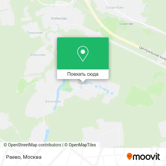 Карта Раево