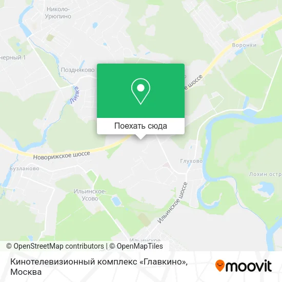 Карта Кинотелевизионный комплекс «Главкино»