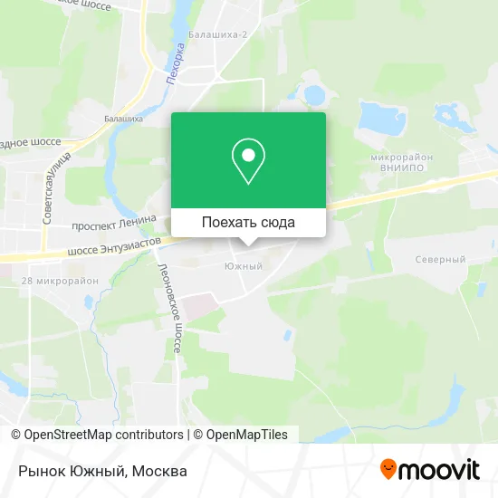 Карта Рынок Южный