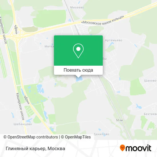 Карта Глиняный карьер