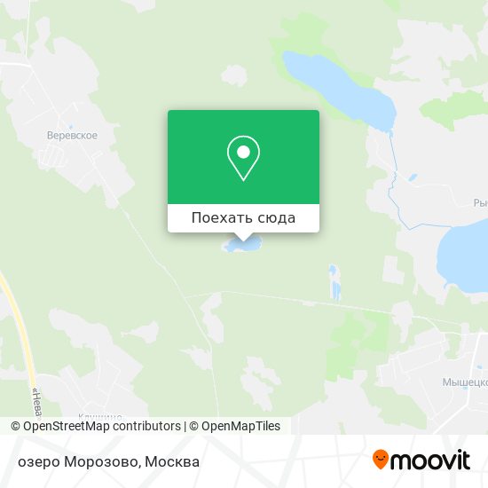 Карта озеро Морозово