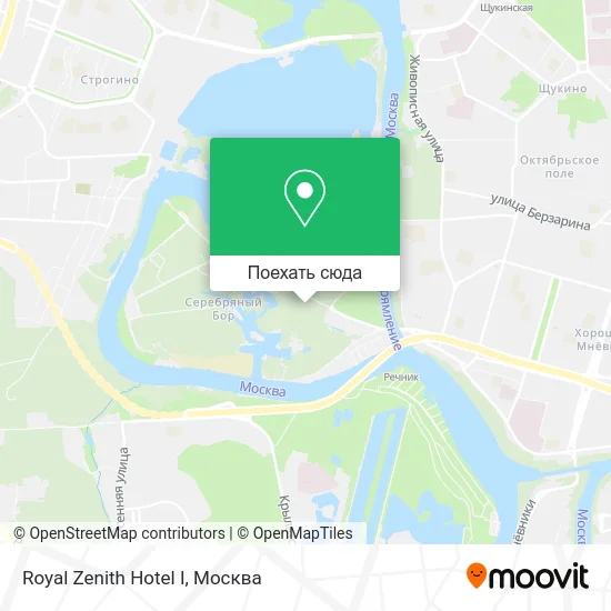 Карта Royal Zenith Hotel I