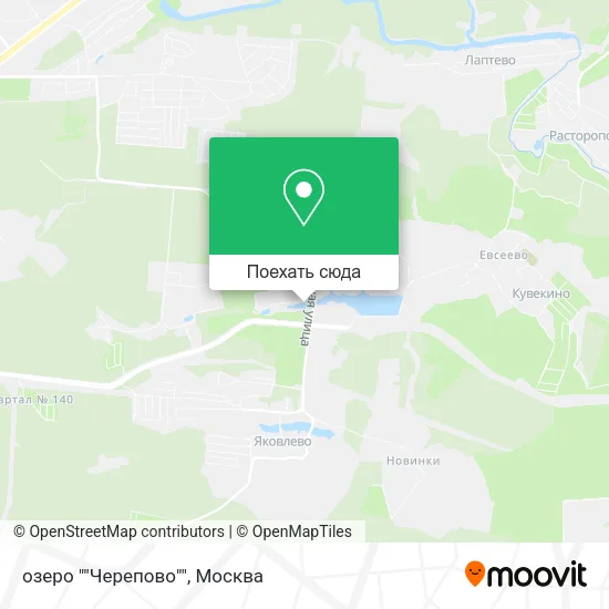 Карта озеро ""Черепово""