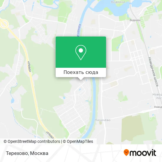 Карта Терехово