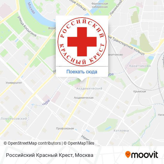 Карта Российский Красный Крест