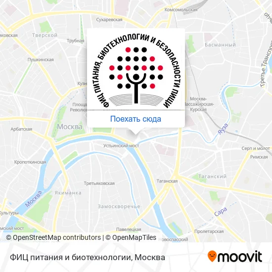 Карта ФИЦ питания и биотехнологии