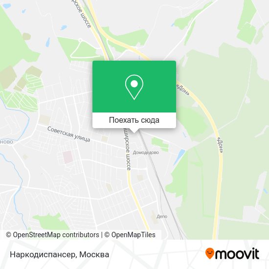 Карта Наркодиспансер