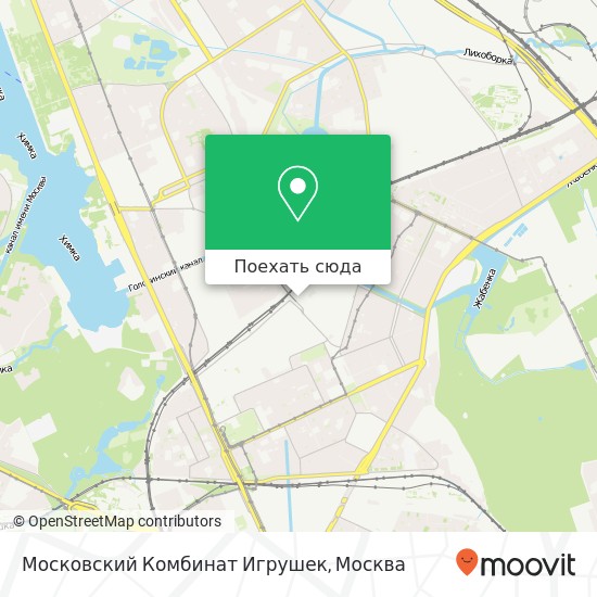 Карта Московский Комбинат Игрушек