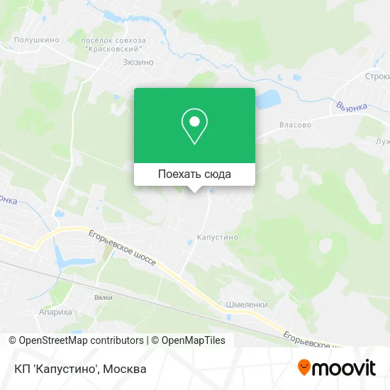 Карта КП 'Капустино'