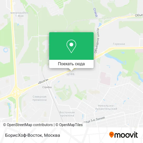 Карта БорисХоф-Восток