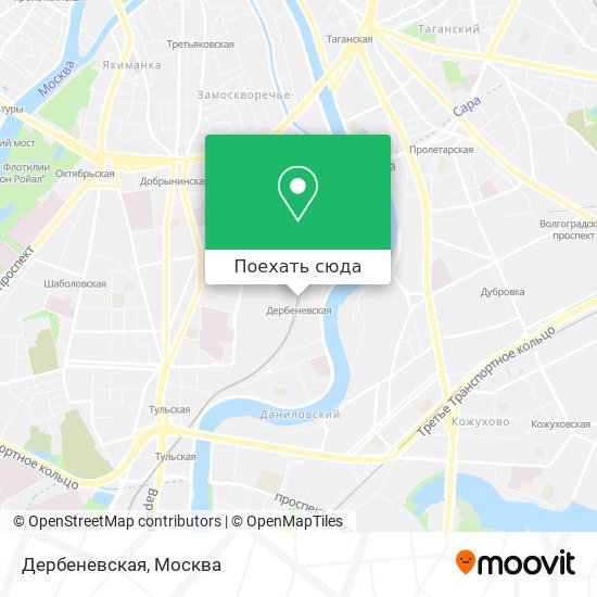 Карта Дербеневская
