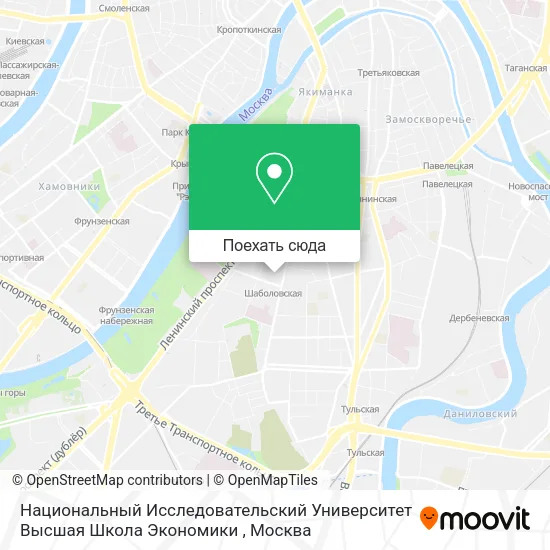 Карта Национальный Исследовательский Университет Высшая Школа Экономики