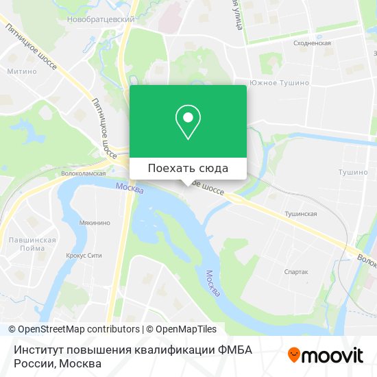 Карта Институт повышения квалификации ФМБА России