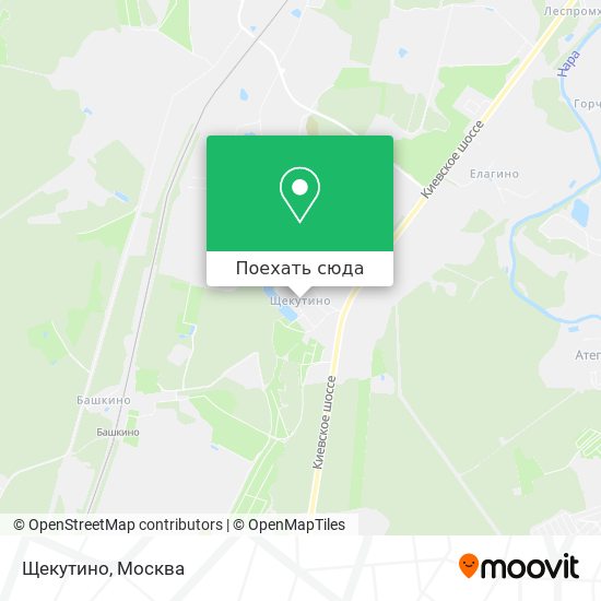 Карта Щекутино