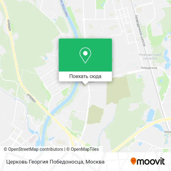 Карта Церковь Георгия Победоносца