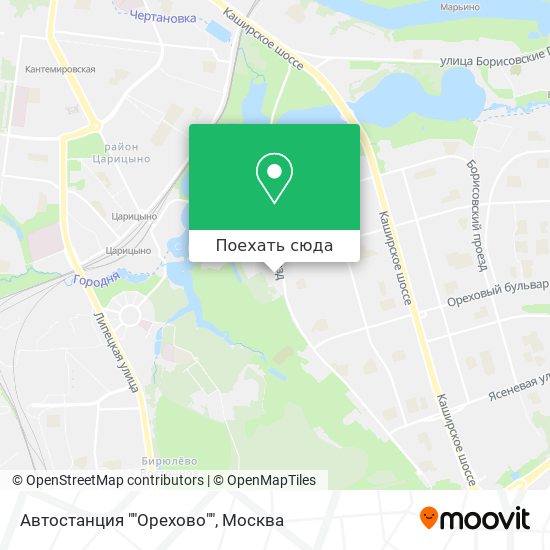 Карта Автостанция ""Орехово""