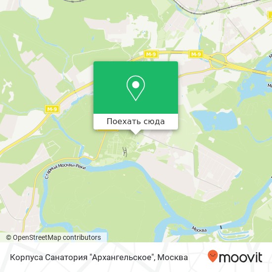 Карта Корпуса Санатория "Архангельское"
